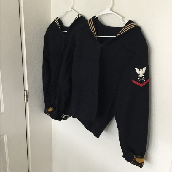 2 vintage US navy jumpers from the uss coral sea - Picture 11 of 13